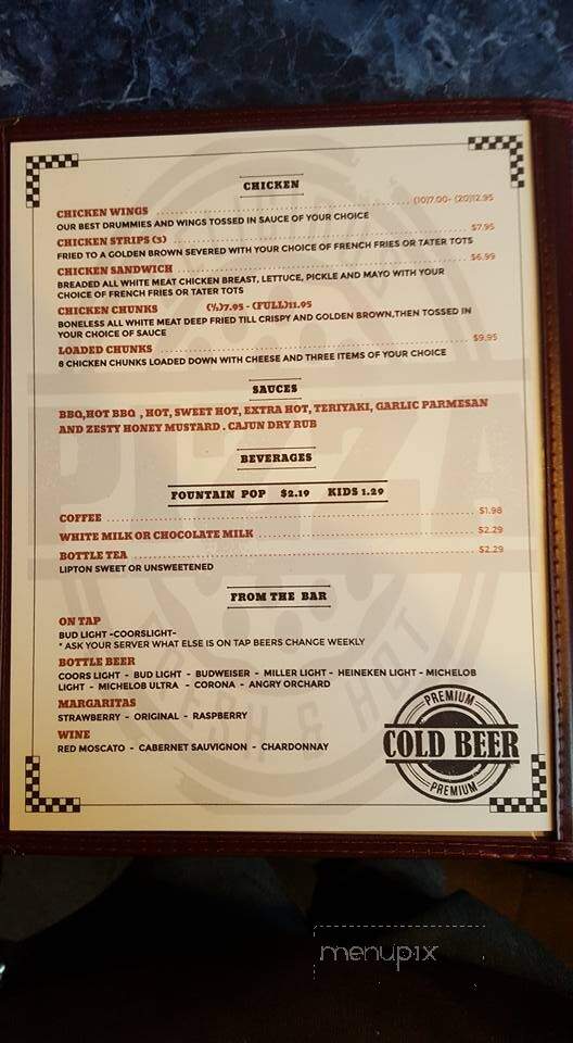 Porky's Pizza Trof - Weston, OH menu_pic