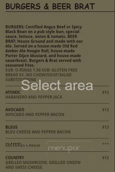 Wet Dog Cafe - Astoria, OR menu_pic