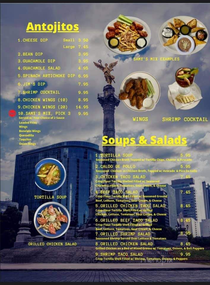 Mis Amigos Mexican Grill - Brownsville, KY menu_pic