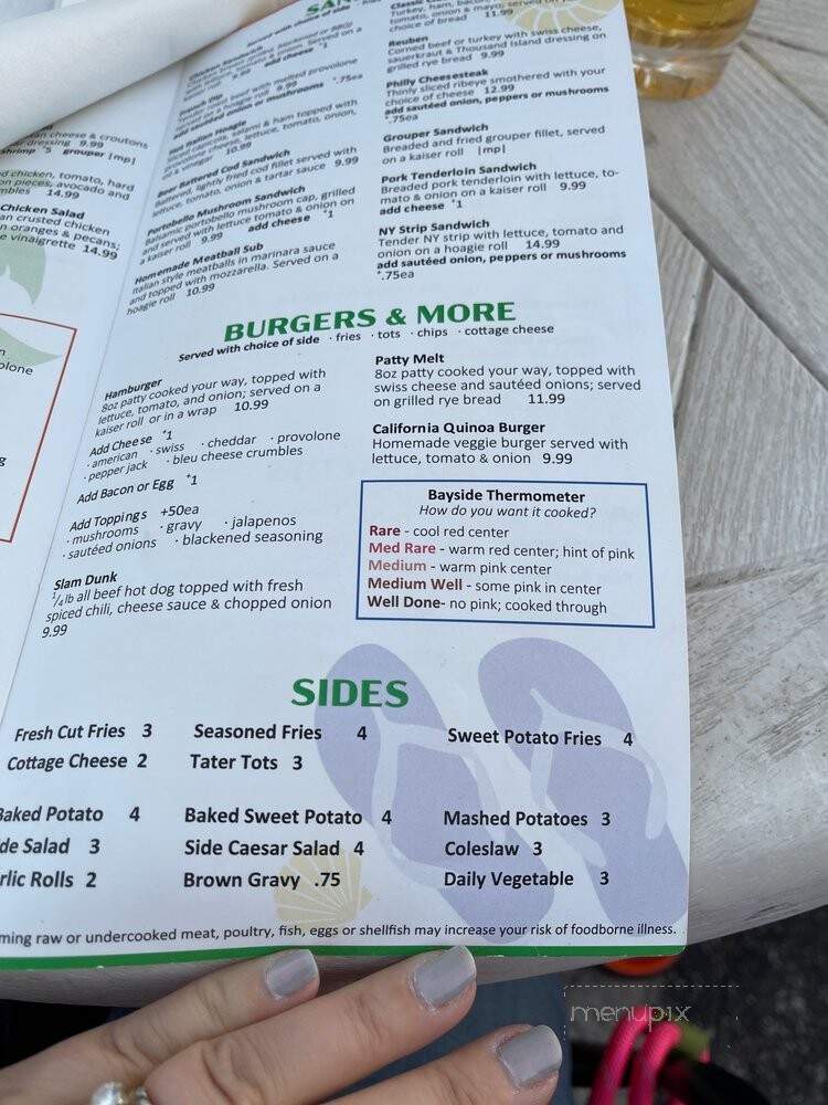 Bayside Grille - Fort Myers Beach, FL menu_pic