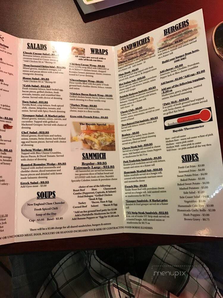Bayside Grille - Fort Myers Beach, FL menu_pic