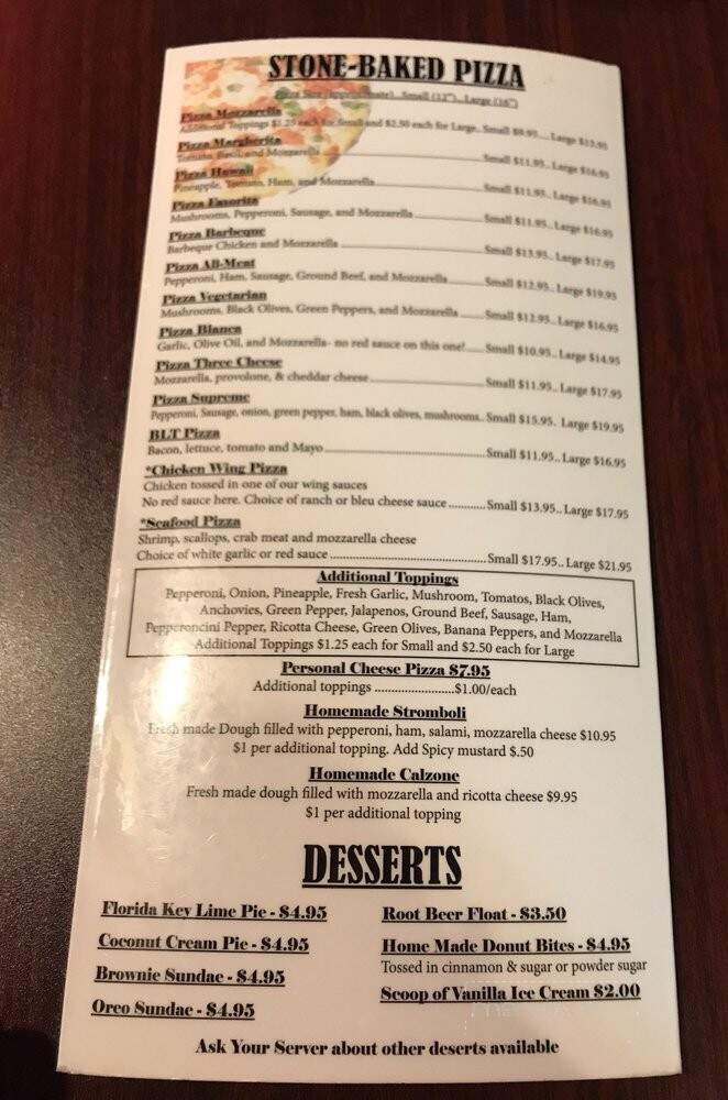 Bayside Grille - Fort Myers Beach, FL menu_pic