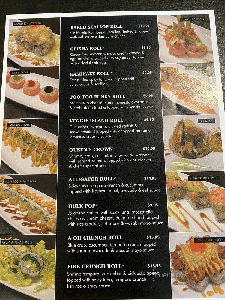 Matsu Sushi - Centreville, VA menu_pic