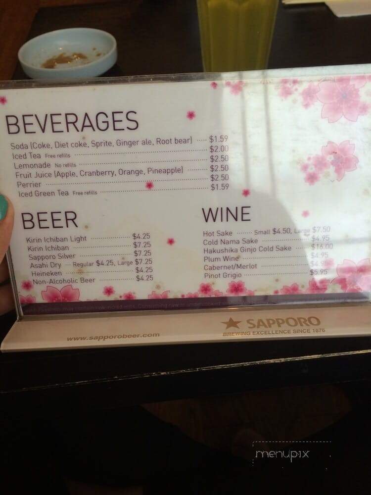 Matsu Sushi - Centreville, VA menu_pic