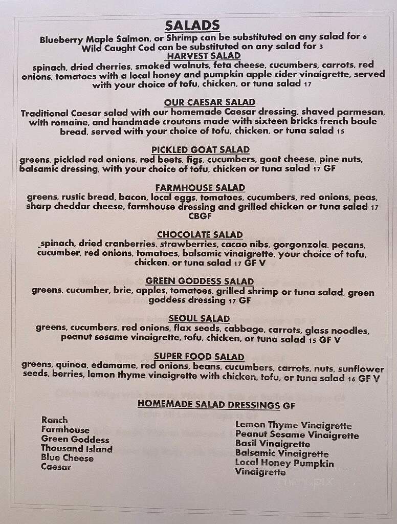 Bite Restaurant - Milford, OH menu_pic