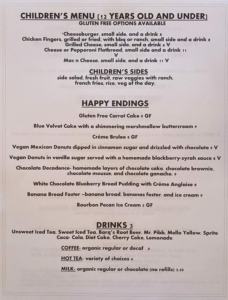 Bite Restaurant - Milford, OH menu_pic