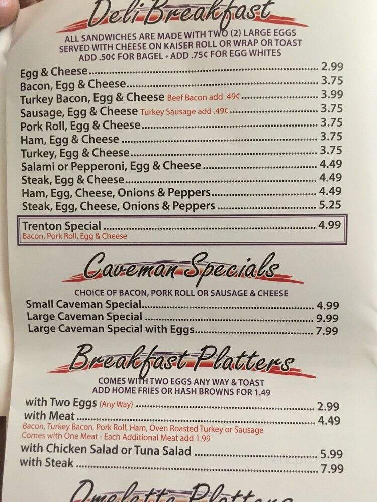 Yogi's Hoagies - Hamilton Township, NJ menu_pic
