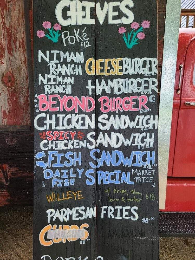 Chives Door County - Baileys Harbor, WI menu_pic