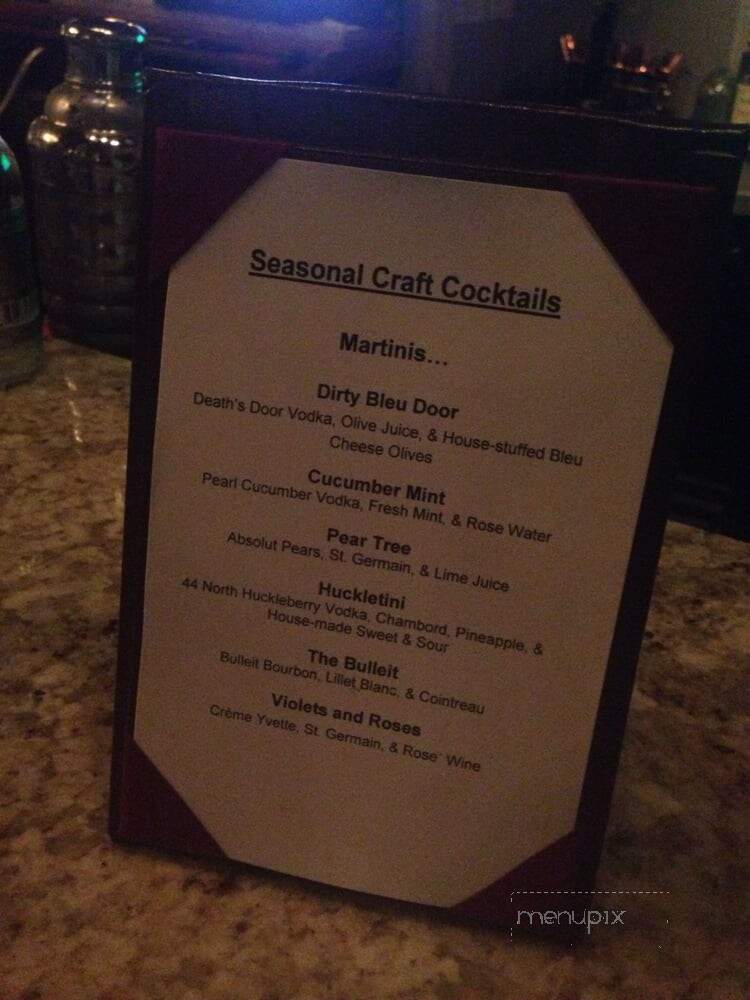 Chives Door County - Baileys Harbor, WI menu_pic