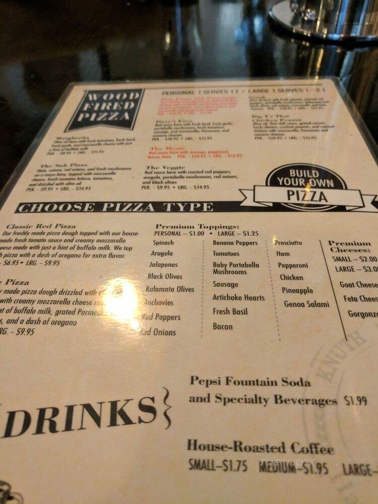 Knuth Brewing Company - Ripon, WI menu_pic