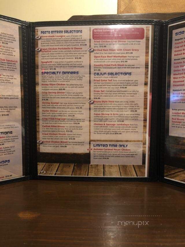 The Red Wagon - Poseyville, IN menu_pic