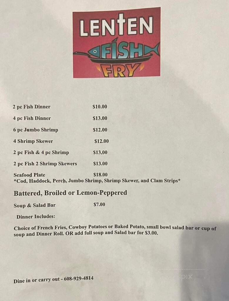 MO’s Bootleggers - Highland, WI menu_pic