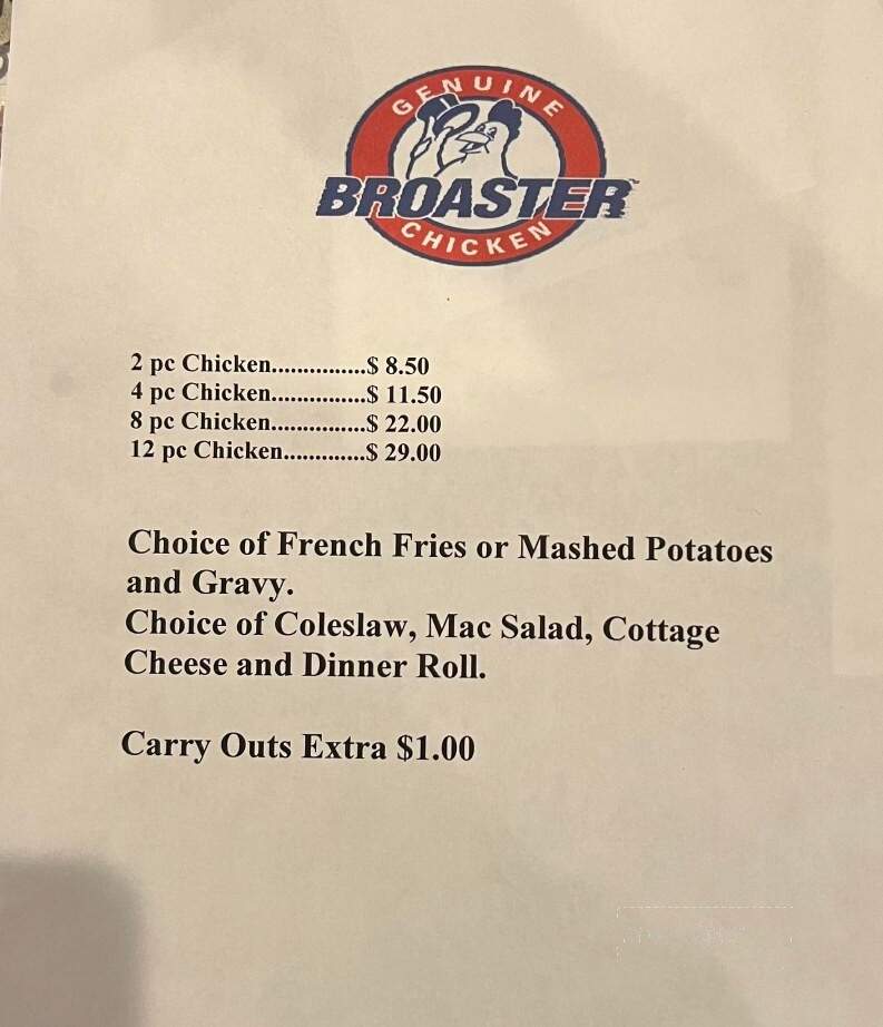 MO’s Bootleggers - Highland, WI menu_pic