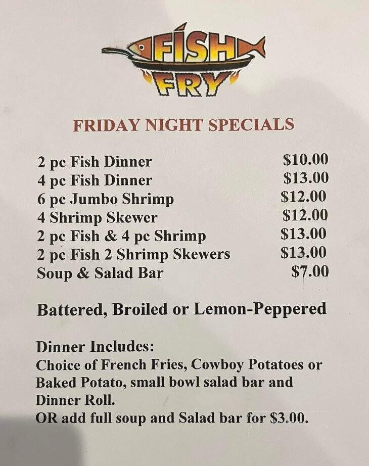 MO’s Bootleggers - Highland, WI menu_pic