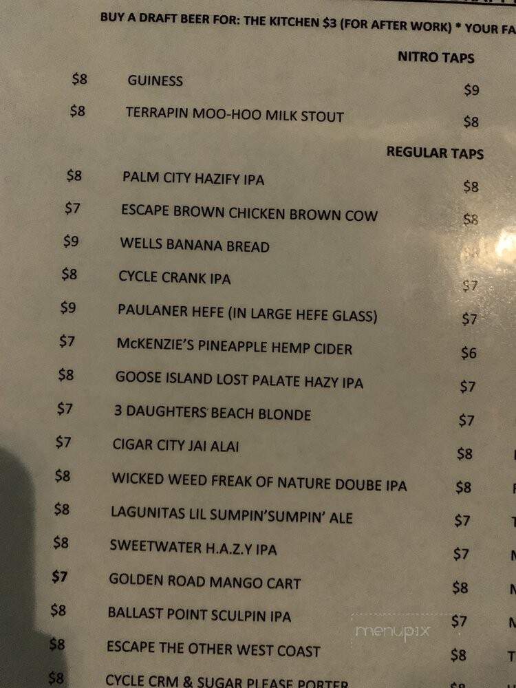 International Beer Garten - Lutz, FL menu_pic