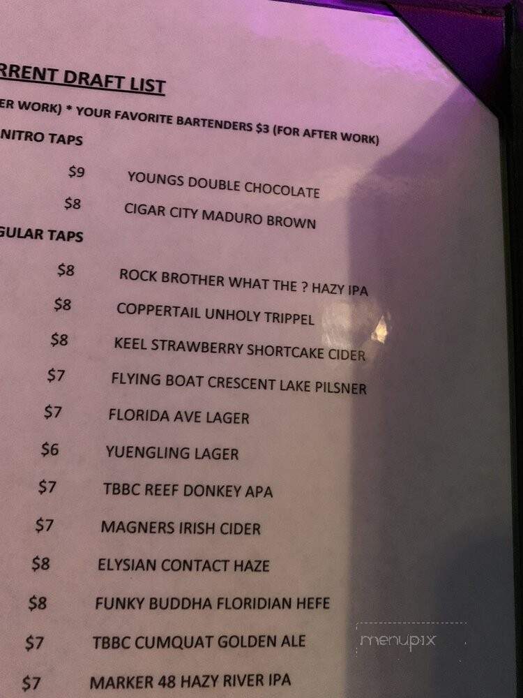 International Beer Garten - Lutz, FL menu_pic