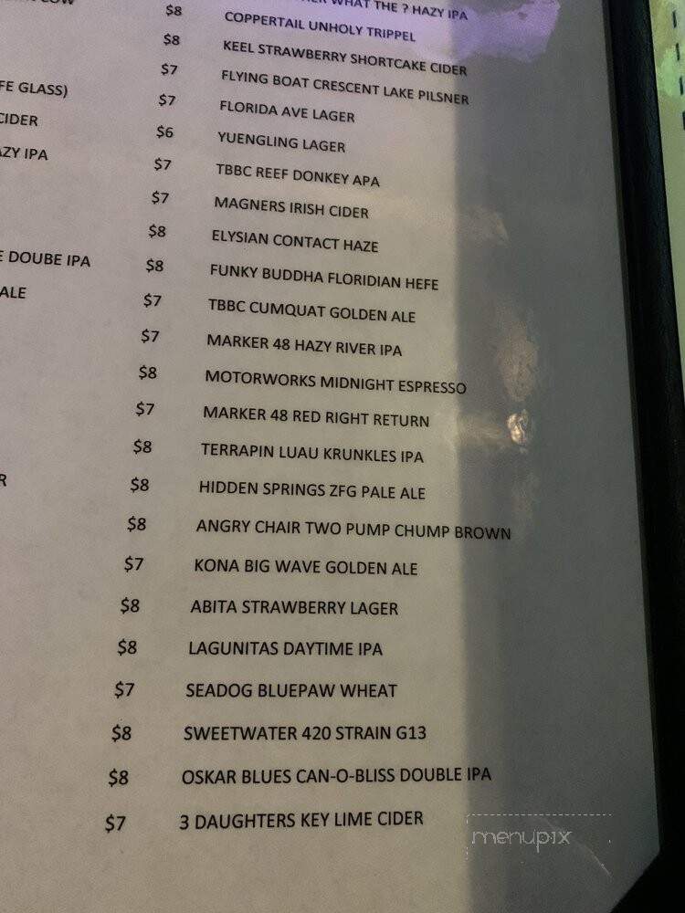 International Beer Garten - Lutz, FL menu_pic