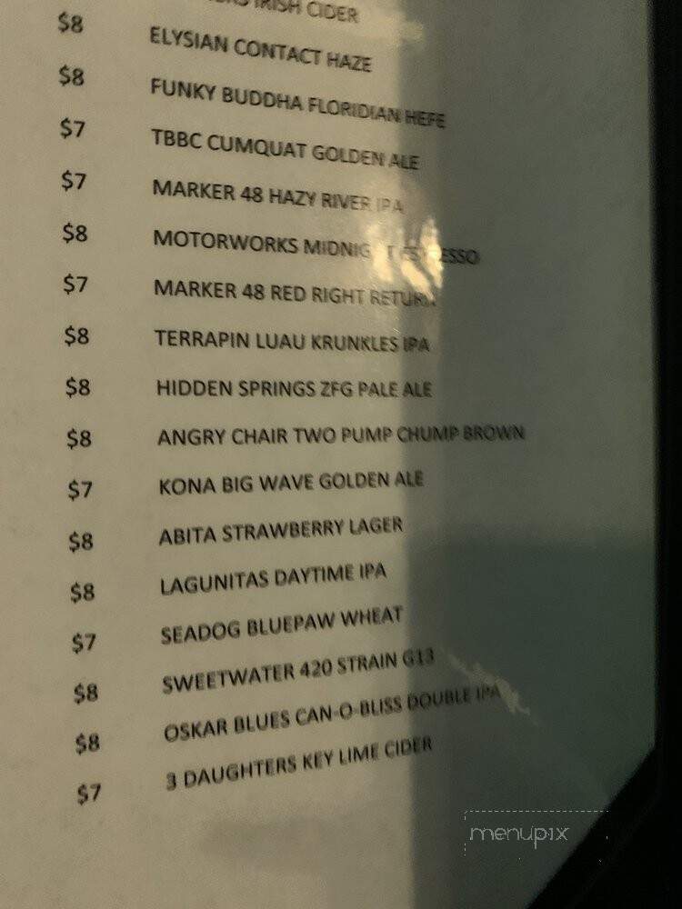 International Beer Garten - Lutz, FL menu_pic