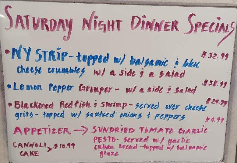 Jacks LLC - Hoschton, GA menu_pic