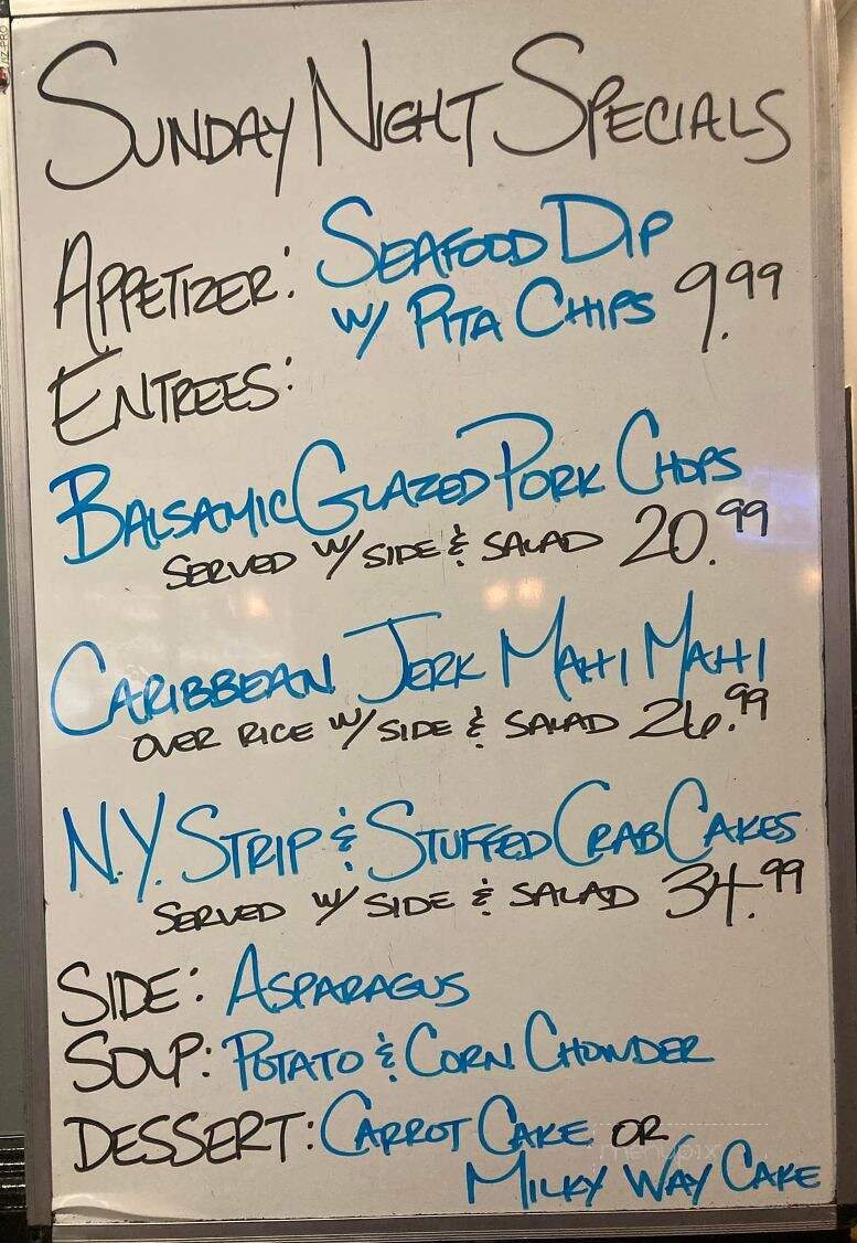 Jacks LLC - Hoschton, GA menu_pic