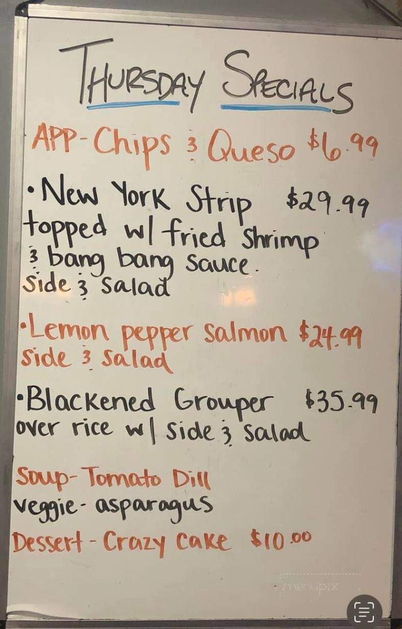 Jacks LLC - Hoschton, GA menu_pic