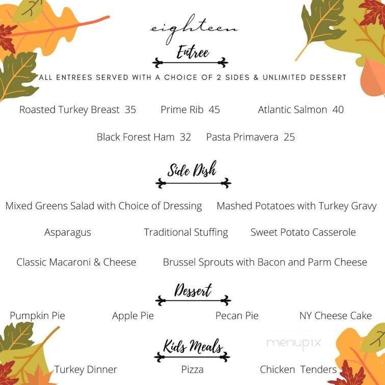 360 at the Radisson Hotel Cincinnati Riverfront - Covington, KY menu_pic