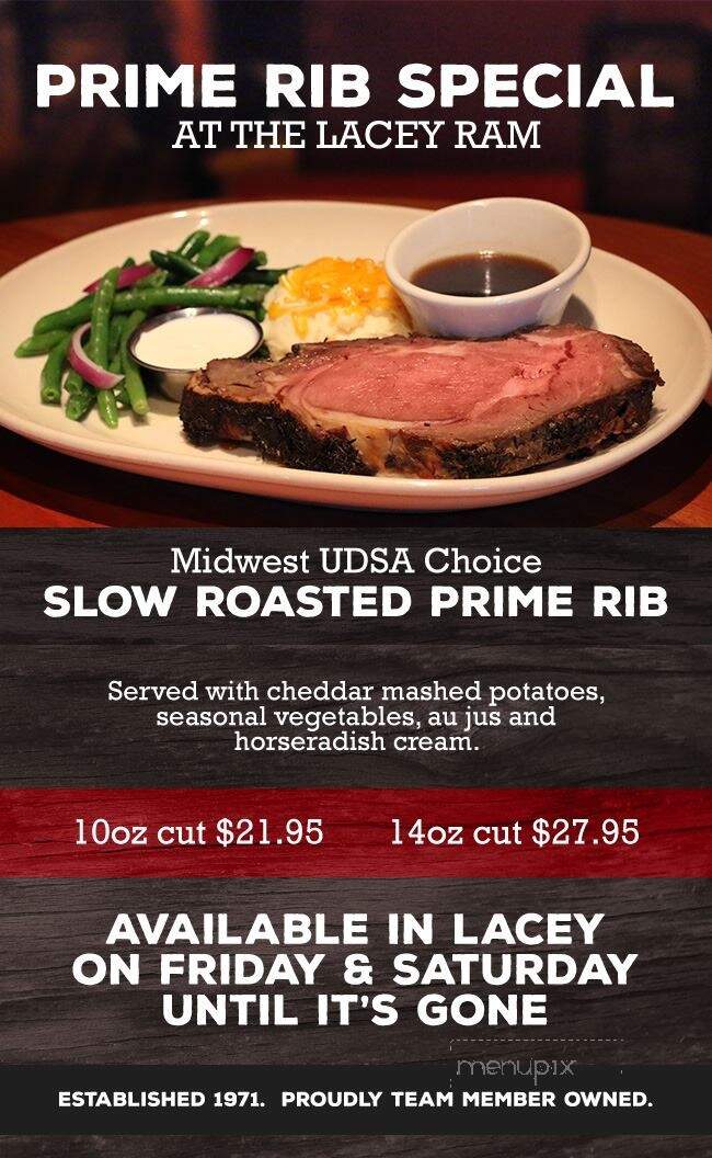 Ram Restaurant & Brewery - Lacey, WA menu_pic