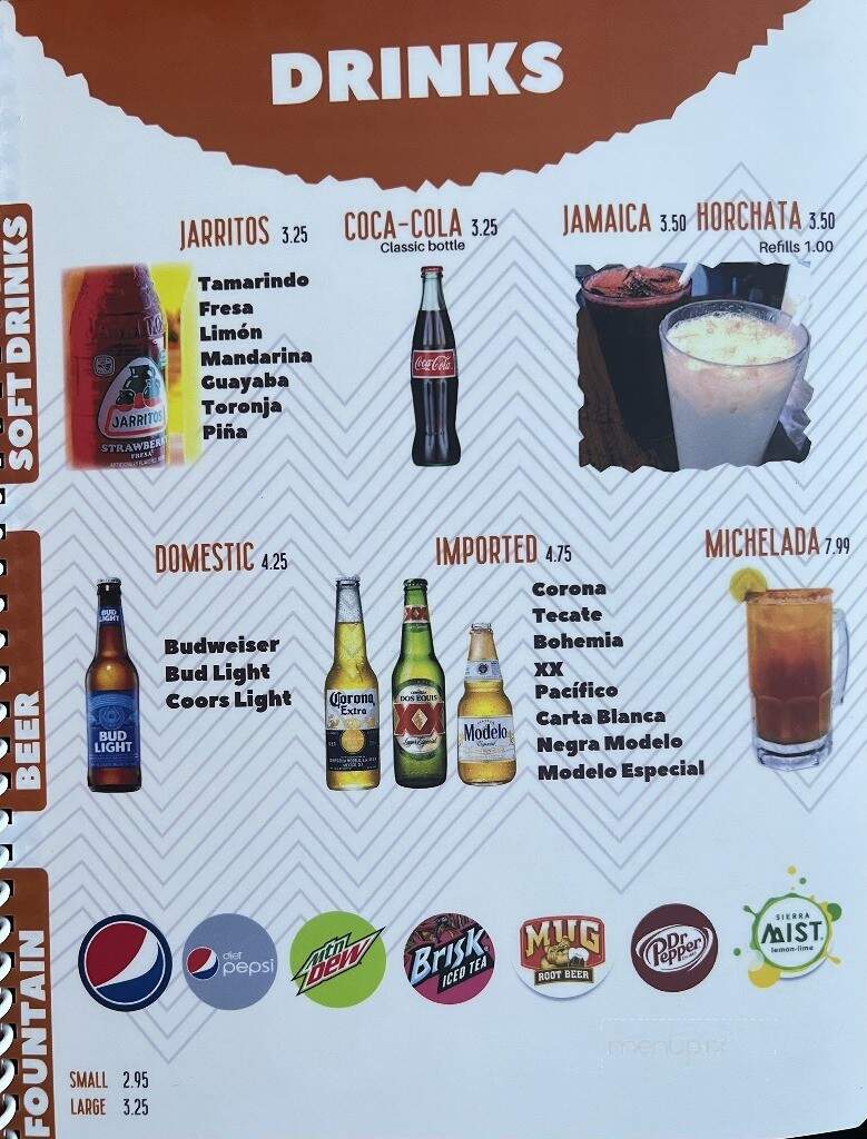 Mi Pueblito Taqueria - Wheatland, CA menu_pic