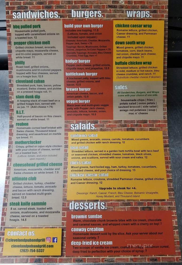 Lee's Cleveland Pub & Grill - New Berlin, WI