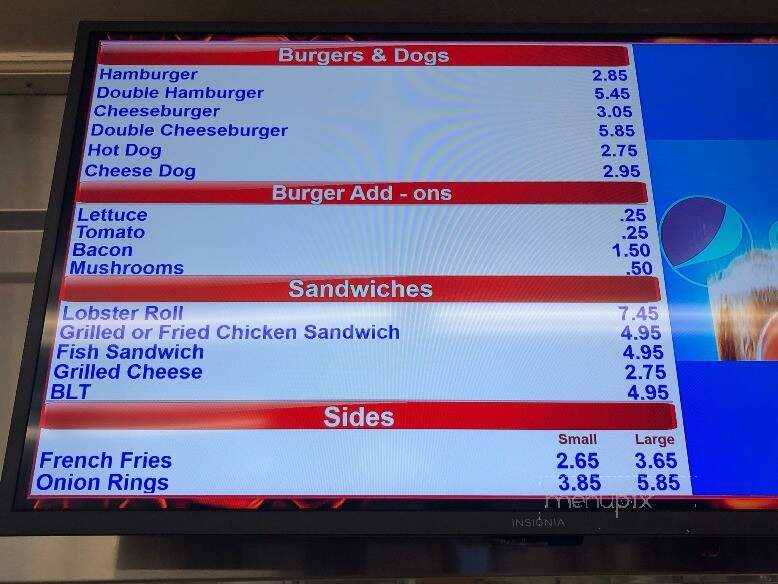 Roy's Allsteak Hamburgers - Auburn, ME menu_pic