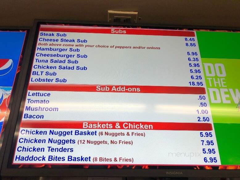 Roy's Allsteak Hamburgers - Auburn, ME menu_pic
