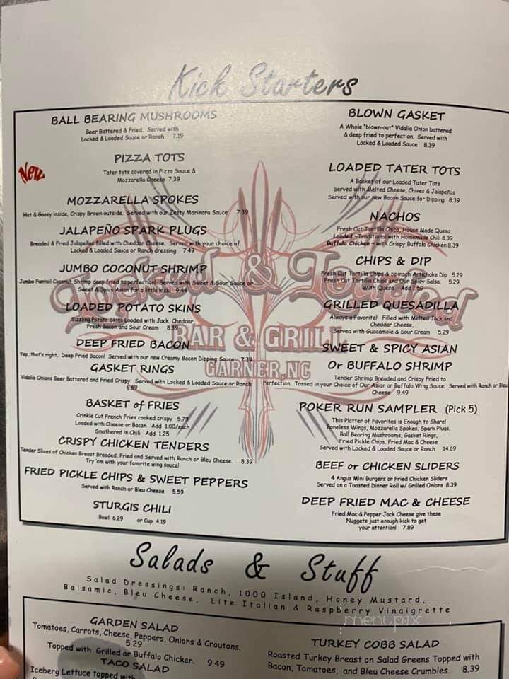 Locked & Loaded Grill - Garner, NC menu_pic