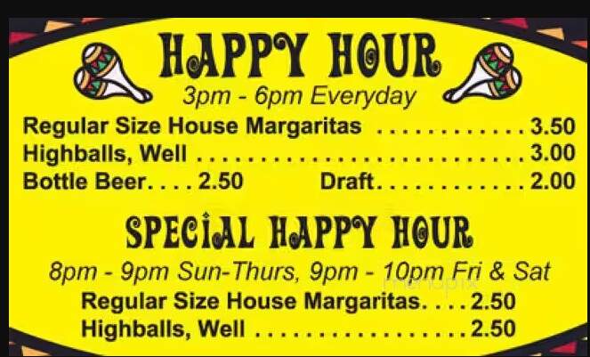 Campo Verde - Arlington, TX menu_pic