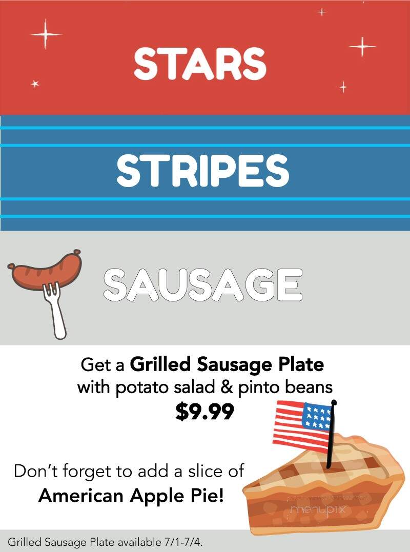 Lucky's Cafe - Dallas, TX menu_pic