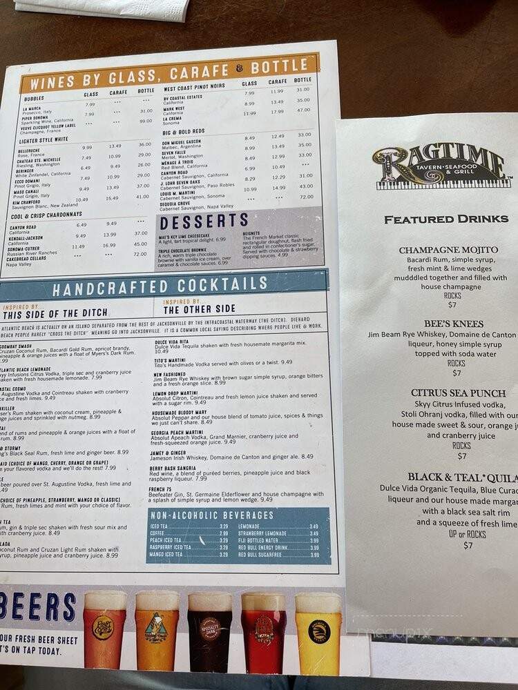 Ragtime Tavern & Seafood Grill - Atlantic Beach, FL