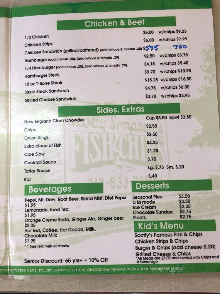 Scotty Simpson's Fish & Chips - Detroit, MI menu_pic