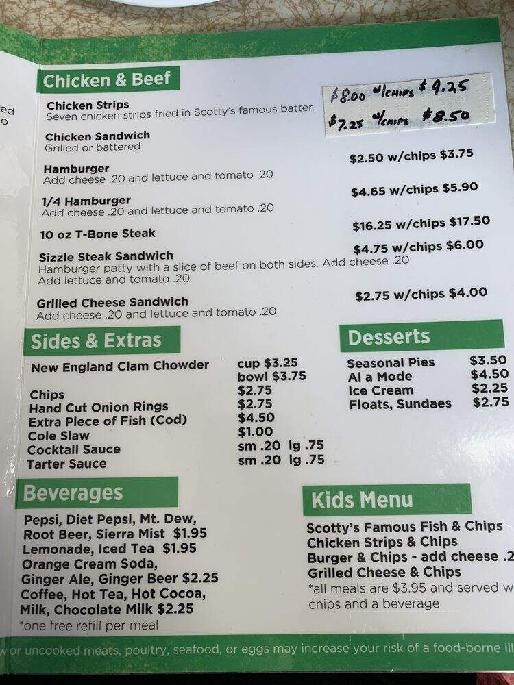 Scotty Simpson's Fish & Chips - Detroit, MI menu_pic
