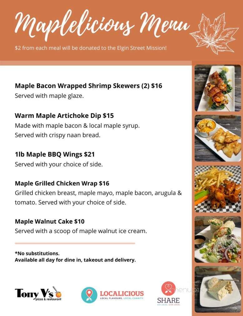 Tony V's Pizza - Sudbury, ON