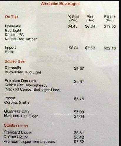 Copper Creek Golf Club - Vaughan, ON menu_pic