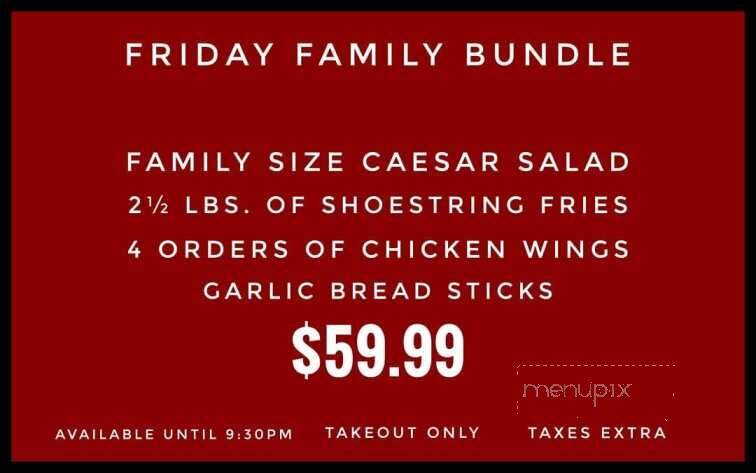 5 Forks - Thunder Bay, ON menu_pic