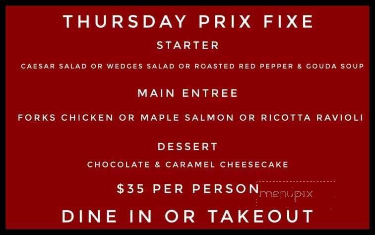 5 Forks - Thunder Bay, ON menu_pic