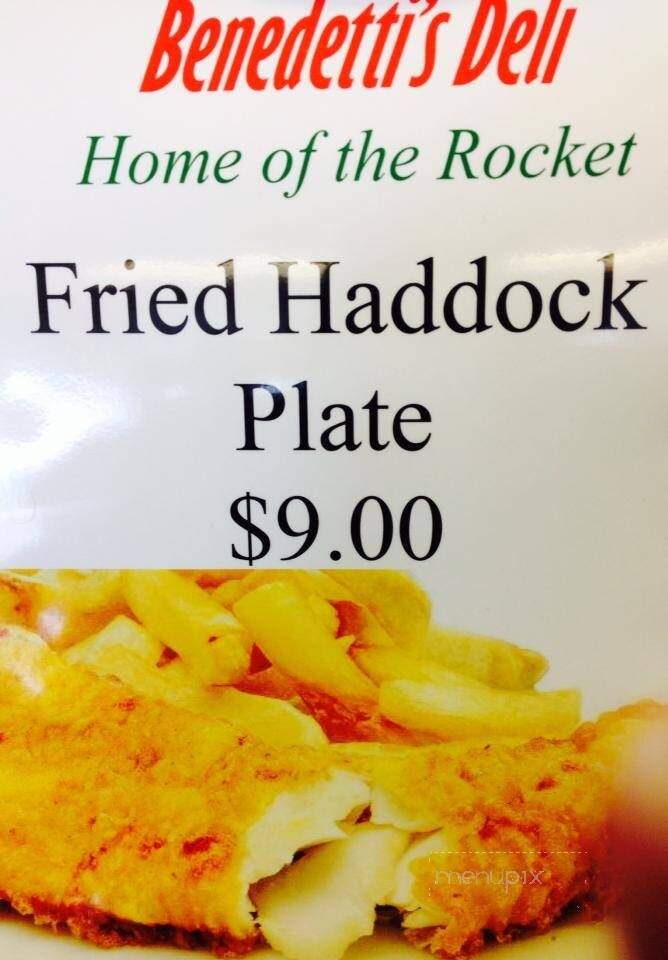 Benedetti's Deli - Haverhill, MA menu_pic