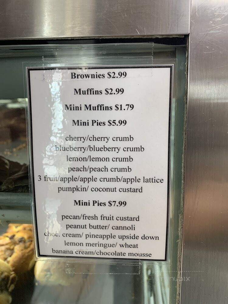 Del Ponte's Bakery - Bradley Beach, NJ menu_pic