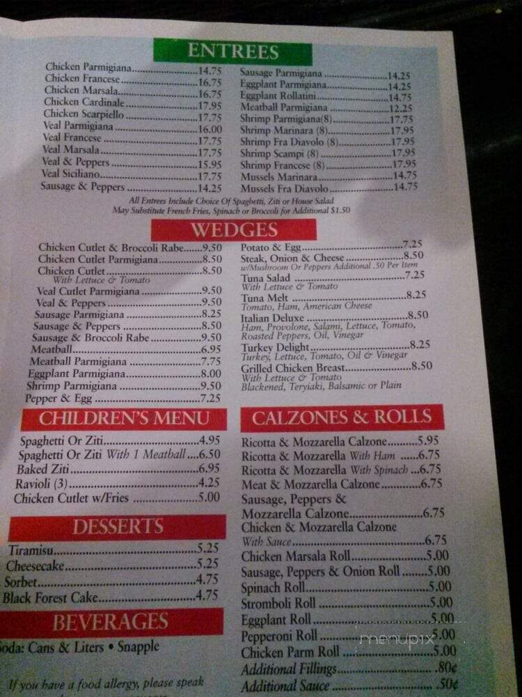 Crestwood Pizzeria - Tuckahoe, NY menu_pic