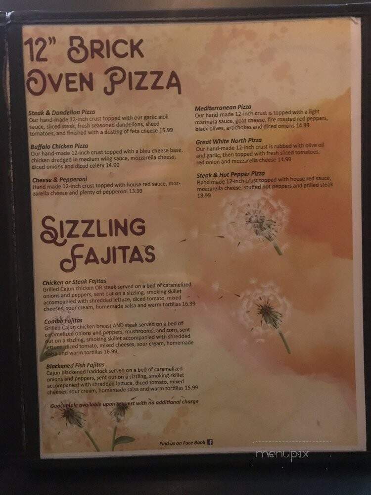 Dandelions Restaurant - Williamsville, NY menu_pic