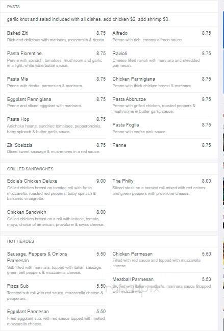 Mama Mia's Pizza - Geneseo, NY menu_pic