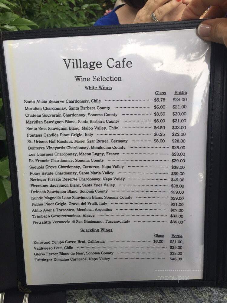Village Cafe - Blowing Rock, NC menu_pic