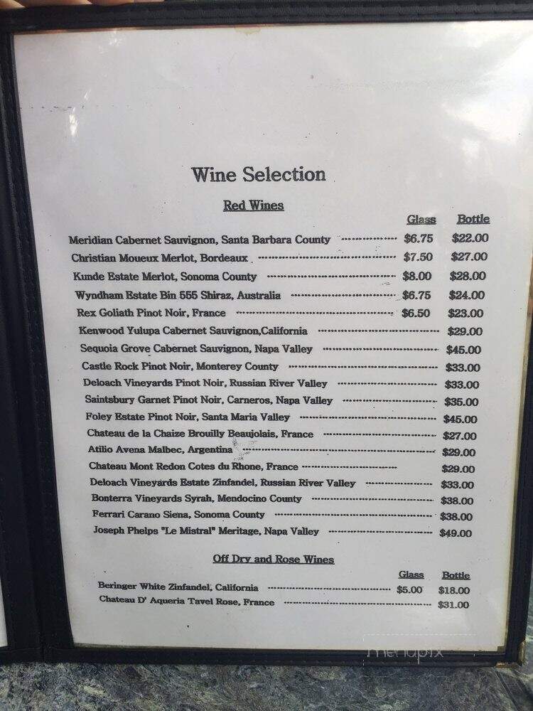 Village Cafe - Blowing Rock, NC menu_pic