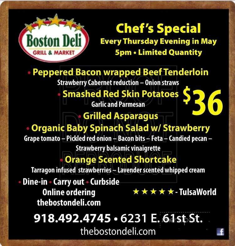 Boston Deli & Grill - Tulsa, OK