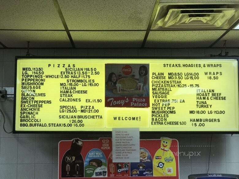 Tony's Pizza Palace - North Wales, PA